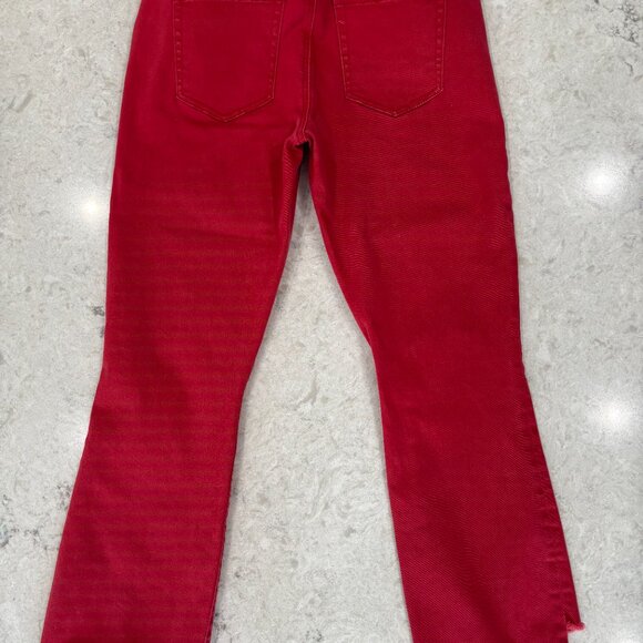 Cabi Rust Colored Crop Jeans Size 4 - Picture 2 of 4
